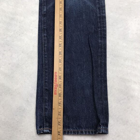 RALPH LAUREN Denim Supply Jean Men 33x34 Straight Dark Whisker Wash USA Fabric - Picture 12 of 14